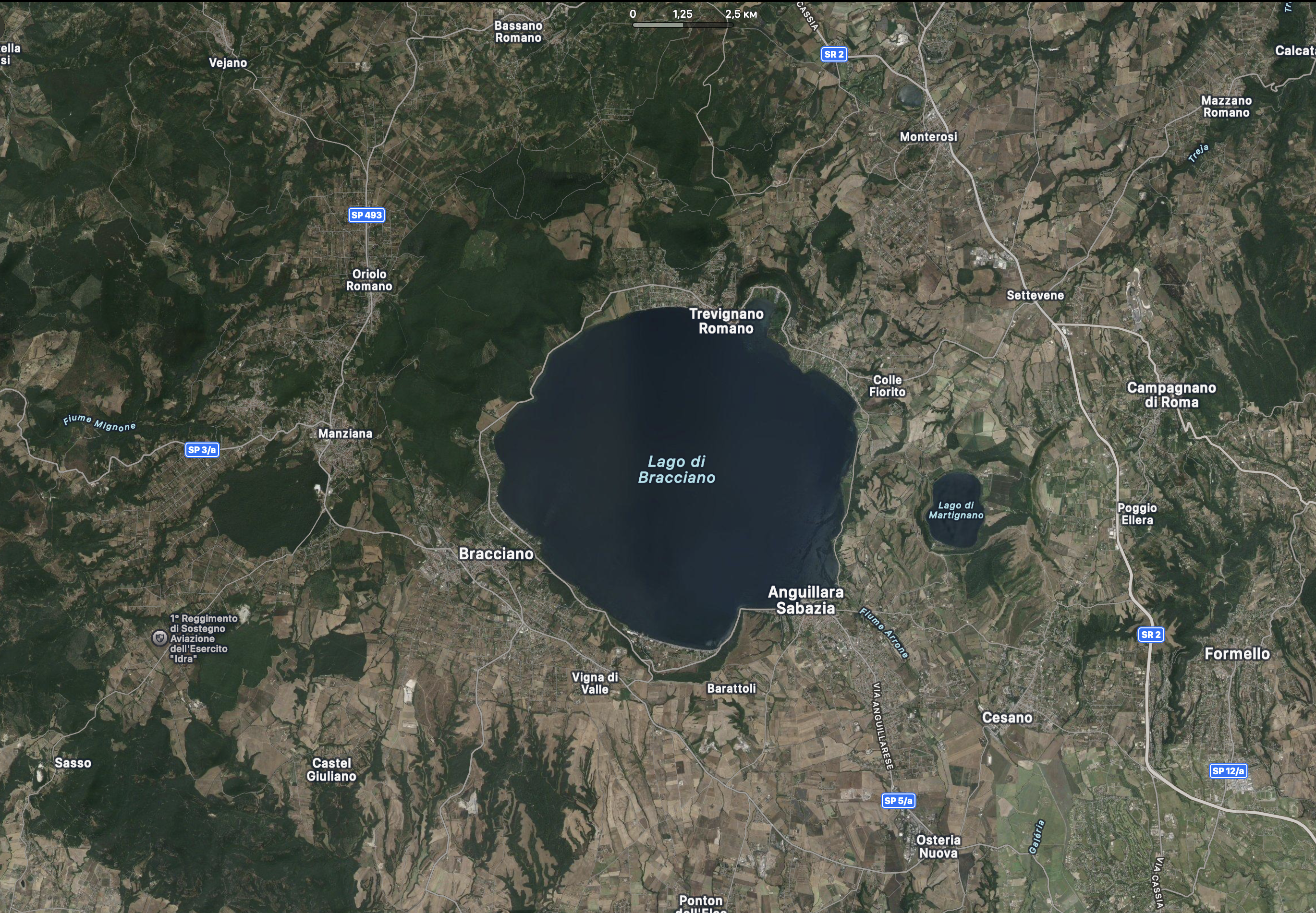 Mappa con segnaposti (placeholder)